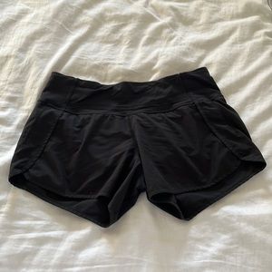 Black lululemon shorts